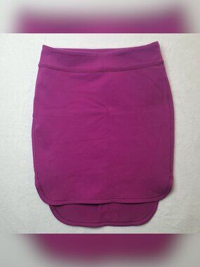 Lululemon City Skirt Regal Plum Purple Sz 4 W8584S Slim Fit Mini Side Slit